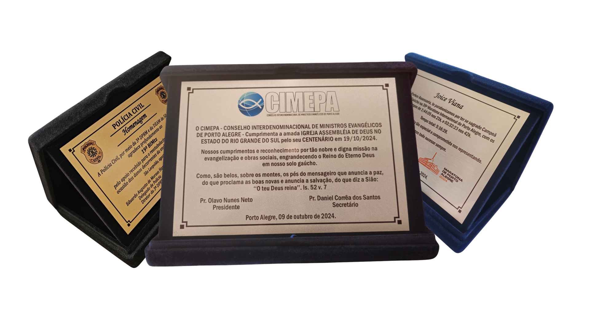 Placas de Homenagem Classul - Qualidade Premium